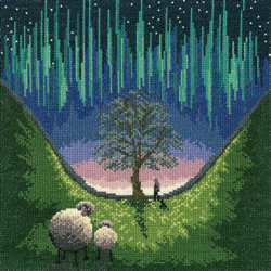 Cross stitch kit Lucy Pittaway - Sycamore Gap - Bothy Threads