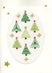 Borduurpakket Christmas Cards - Christmas Forest - Bothy Threads