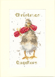 Cross stitch kit Hannah Dale - Christmas Quackers - Bothy Threads