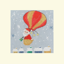 Cross stitch kit Dale Simpson - Delivery By Balloon - Bothy Threads