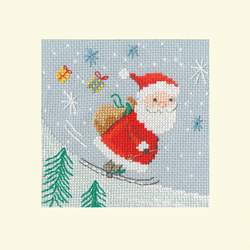 Cross stitch kit Dale Simpson - Delivery By Skis - Bothy Threads