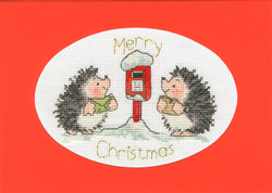 Cross stitch kit Margaret Sherry Christmas Cards - Last Post - Bothy Threads