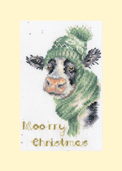 Cross stitch kit Hannah Dale - Moo-rry Christmas - Bothy Threads