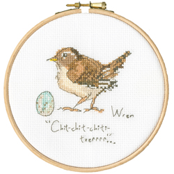 Cross stitch kit Madeleine Floyd - Little Wren - Bothy Threads