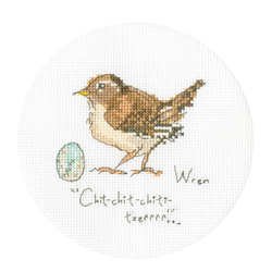 Cross stitch kit Madeleine Floyd - Little Wren - Bothy Threads