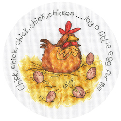 Cross stitch kit Margaret Sherry - Lay A Little Egg - Bothy Threads