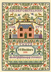 Borduurpakket Moira Blackburn - Country Cottage - Bothy Threads