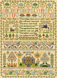 Cross stitch kit Moira Blackburn - Three Things - Bothy Threads