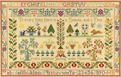 Cross stitch kit Moira Blackburn - Season and Time - Bothy Threads