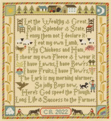 Cross stitch kit Moira Blackburn - The Farmer's Prayer - Bothy Threads