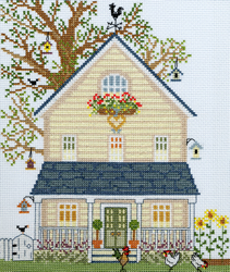 Cross stitch kit New England Homes - Summer - Bothy Threads