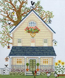 Borduurpakket New England Homes - Summer - Bothy Threads