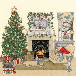 Borduurpakket Sally Swannell - Christmas Eve - Bothy Threads