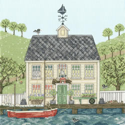 Cross stitch kit Sally Swannell - The Captain's House - Bothy Threads