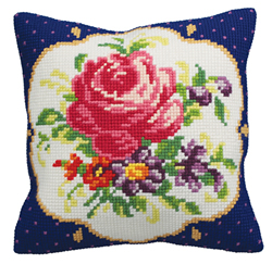 Cushion cross stitch kit Meissem Gauche - Collection d'Art