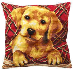 Cushion cross stitch kit Brady - Collection d'Art