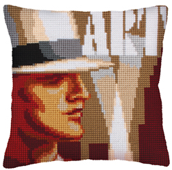 Cushion cross stitch kit Art Deco I - Collection d'Art