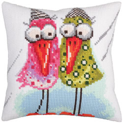Cushion cross stitch kit Together - Collection d'Art