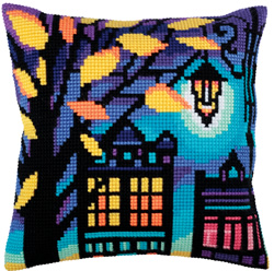 Cushion cross stitch kit Twilight - Collection d'Art
