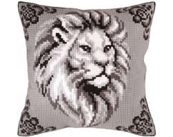 Cushion cross stitch kit Ornament - Collection d'Art