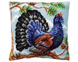 Kussen borduurpakket Capercaillie - Collection d'Art