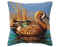 Cushion cross stitch kit Mandarin Female - Collection d'Art