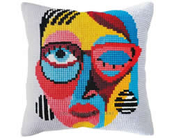 Cushion cross stitch kit Hot Summer - Collection d'Art