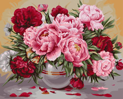 Painting by Numbers Garden Peonies - Collection d'Art