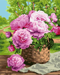 Painting by Numbers Garden Basket - Collection d'Art
