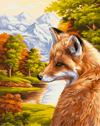 Schilderen op nummer Fox - Collection d'Art