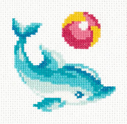 Cross stitch kit Dolphin - Magic Needle