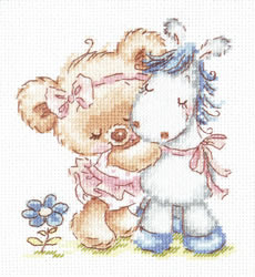 Cross stitch kit I love my horse - Magic Needle