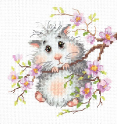 Cross stitch kit Mr. Hamster - Magic Needle