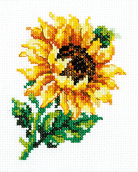 Cross stitch kit Small sunflower - Magic Needle