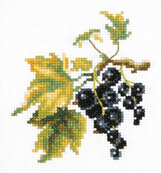 Cross stitch kit Black currant - Magic Needle