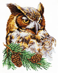 Cross stitch kit Owl - Magic Needle