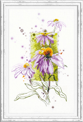 Cross stitch kit Echinacea - Magic Needle