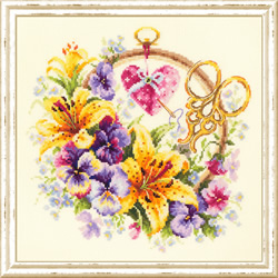 Cross stitch kit Lilies for needlewoman - Magic Needle (Chudo Igla)