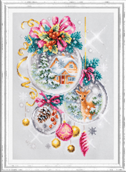 Cross stitch kit A Christmas Fairy Tale - Magic Needle (Chudo Igla)