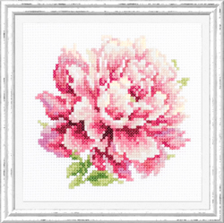 Cross stitch kit Peony - Magic Needle