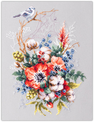 Cross stitch kit Poppy and Cotton - Magic Needle