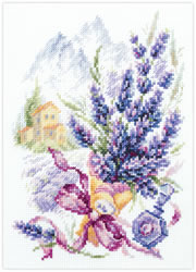 Cross stitch kit Mountain Lavender - Chudo Igla
