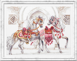 Cross stitch kit Royal Horses - Chudo Igla