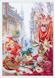 Cross stitch kit Carnevale di Venezia - Chudo Igla