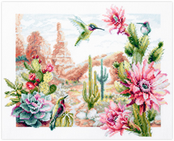 Cross stitch kit Wild West Flowers - Magic Needle