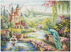 Cross stitch kit Royal Garden - Magic Needle