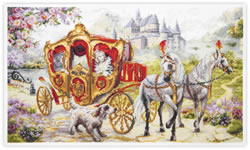 Cross stitch kit Secret Rendezvous - Magic Needle