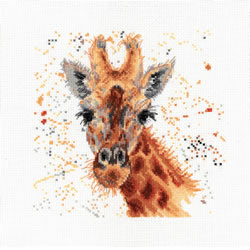 Cross stitch kit Geraldine The Giraffe - Bree Merryn