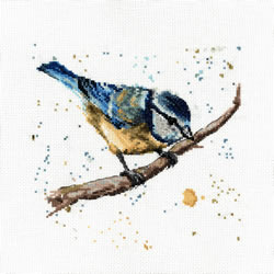 Cross stitch kit Betty The Blue Tit - Bree Merryn