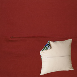 Pillowback 45 x 45 cm Bordeaux - Duftin